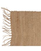 Tapis visage Arty naturel/blanc - 140x70 cm