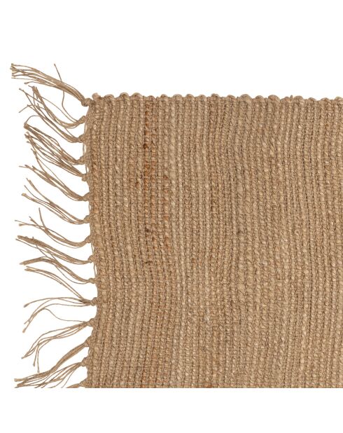Tapis visage Arty naturel/blanc - 140x70 cm