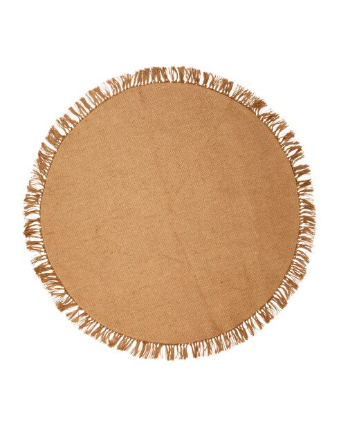 Tapis rond Jute naturel - D120 cm