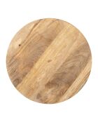 2 tables d'appoint Hervea naturelles/noires