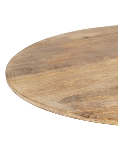 2 tables d'appoint Hervea naturelles/noires