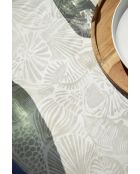 Chemin de table en coton 200 g/m² Coquillage sable - 160x50 cm