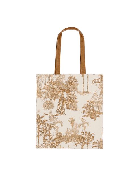 Bolso de tela Mocoa camel - 38x42 cm