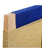 Toile Greeka indigo/beige - 119x79 cm