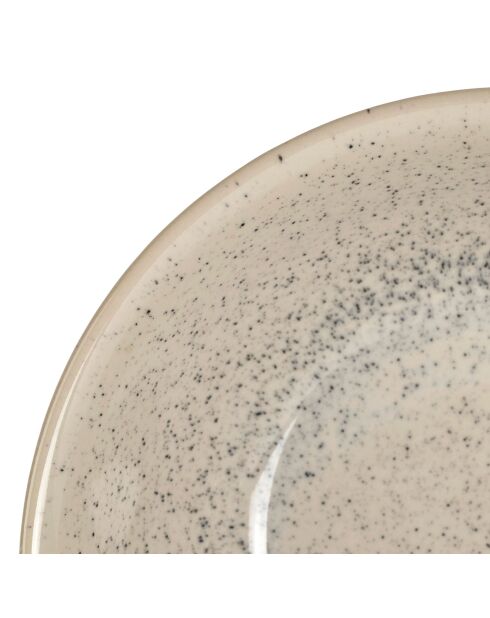 Coupelle Jeanne blanc moucheté - D15xH7 cm