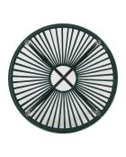 Baleares Gartentisch in Smaragd/Schwarz - D61xh78 cm