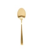 6 cucharas Ablis de acero inoxidable 18/0 dorado mate