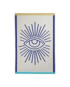 Tapis Greeka écru/bleu - 180x120 cm