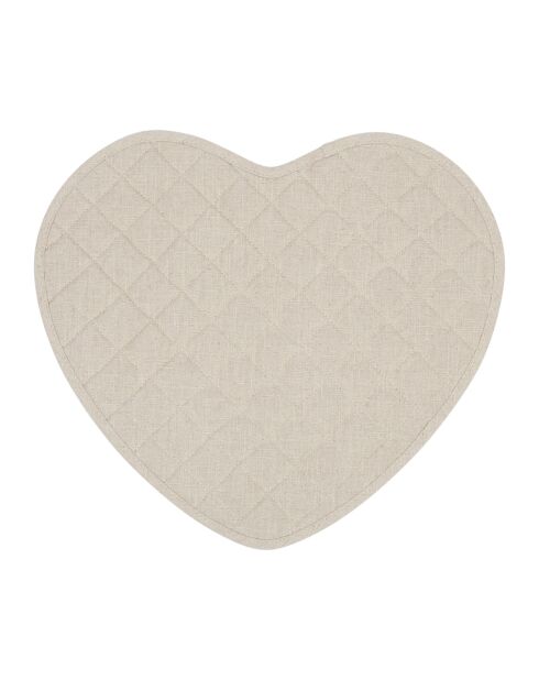 Set de table en coton 230 g/m² Cellier naturel - 40x36 cm