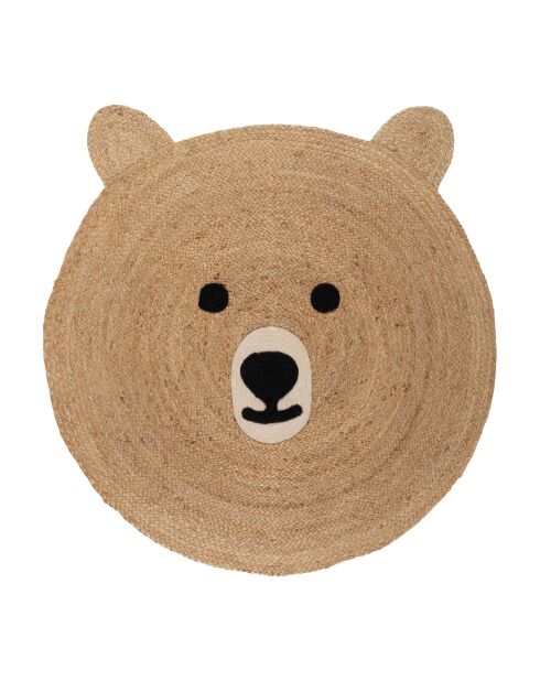 Tapis en coton Sweet Dream naturel - 100x108 cm