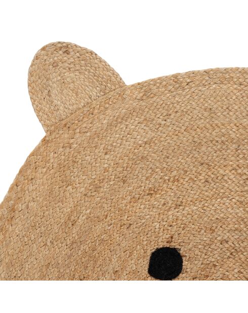 Tapis en coton Sweet Dream naturel - 100x108 cm