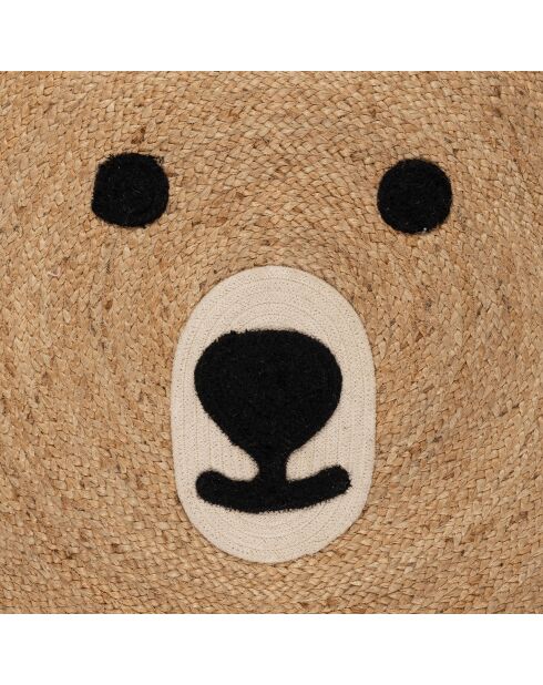 Tapis en coton Sweet Dream naturel - 100x108 cm