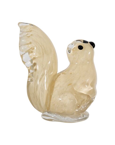 Déco écureuil Sciurus beige - 8x5x11 cm