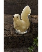 Déco écureuil Sciurus beige - 8x5x11 cm