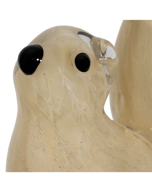 Déco écureuil Sciurus beige - 8x5x11 cm