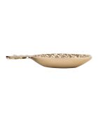 2 tasche dorate per ananas Sunny in alluminio - 19x10/12,5x7 cm