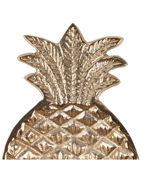 2 tasche dorate per ananas Sunny in alluminio - 19x10/12,5x7 cm