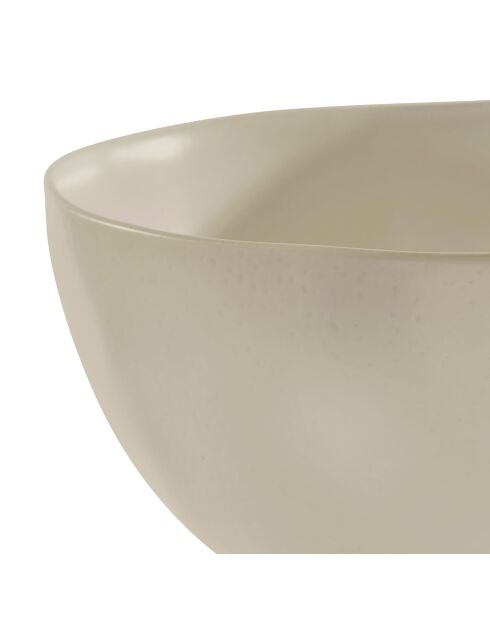 Saladier Ingrid sable - D26xH12,5 cm