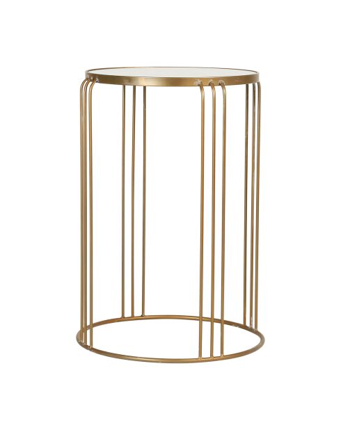 2 tables d'appoint Eluminea dorées