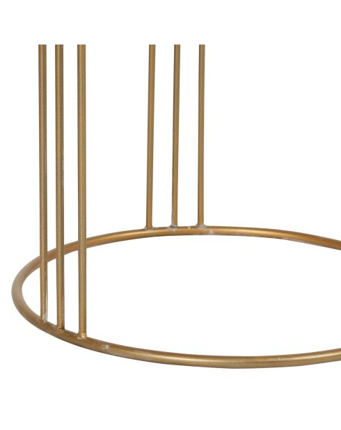 2 tables d'appoint Eluminea dorées