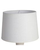 Lampe en lin Klosen E27 câble 1,20 m écrue - D24,5xH52 cm
