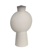 Lampe en lin Klosen E27 câble 1,20 m écrue - D24,5xH52 cm