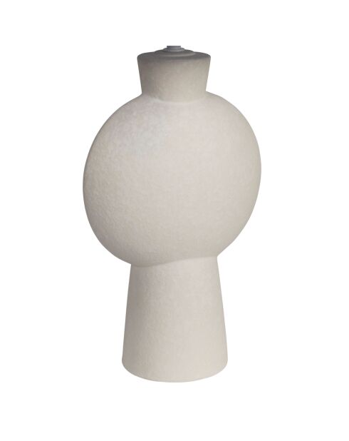 Lampe en lin Klosen E27 câble 1,20 m écrue - D24,5xH52 cm