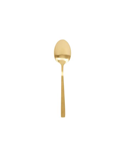 6 cucharas de café Ablis de acero inoxidable 18/0 dorado mate