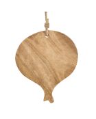 Tabla de cortar cebolla con verduras naturales, 25 x 29 cm