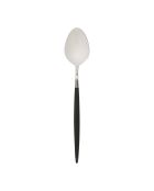 6 cucharas negras de acero inoxidable Barisa 18/0