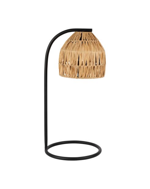 Cable E27 de la lámpara Tulum de 1,30 m natural/negro - D23.5xH50 cm