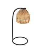 Cable E27 de la lámpara Tulum de 1,30 m natural/negro - D23.5xH50 cm