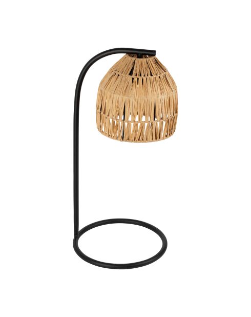Cable E27 de la lámpara Tulum de 1,30 m natural/negro - D23.5xH50 cm