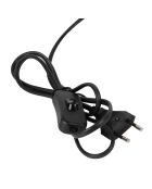 Cable E27 de la lámpara Tulum de 1,30 m natural/negro - D23.5xH50 cm