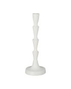 Nada matwitte aluminium kandelaar - D11xH30 cm