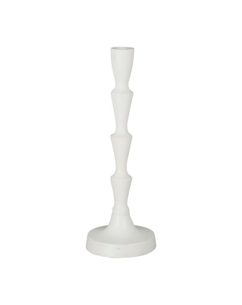 Nada matwitte aluminium kandelaar - D11xH30 cm