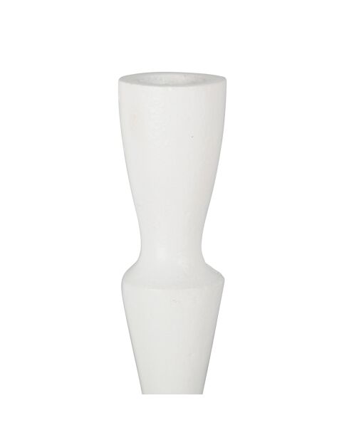 Nada matwitte aluminium kandelaar - D11xH30 cm