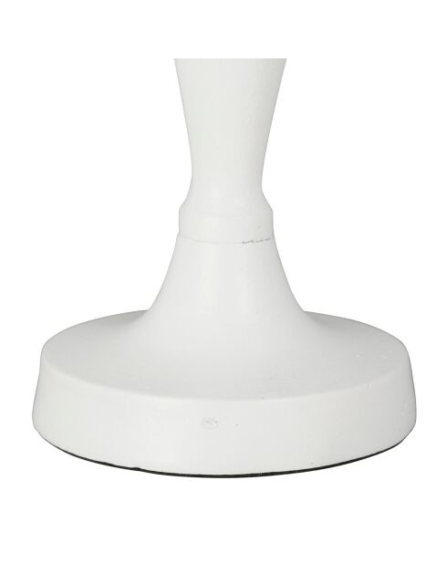 Nada matwitte aluminium kandelaar - D11xH30 cm