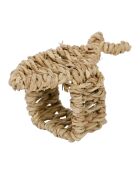 Rond de serviette poisson de mer Borneo naturel - 3,5x3,5 cm