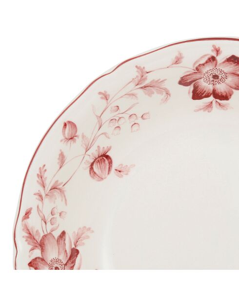 Saladier Margaux bordeaux - D23,5xH6 cm