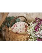 Saladier Margaux bordeaux - D23,5xH6 cm