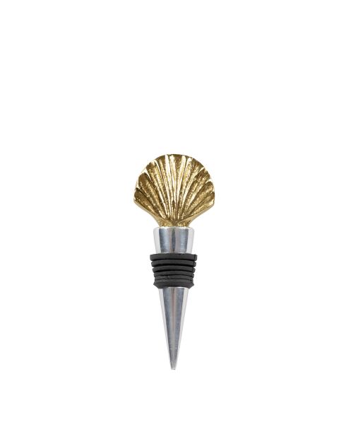 Tappo di bottiglia St-Jacques in alluminio dorato BTE Sunny - 10,5x4 cm