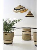 2 cavi a sospensione Sumatra E27 1,30 m naturale/nero