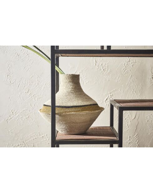 Vase Sumatra naturel/cumin - D34xH32 cm