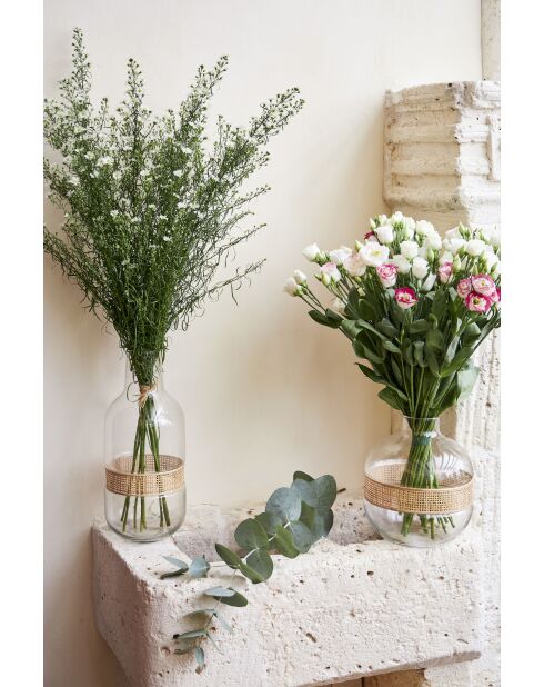 Vase Fantine naturel - D14xH35 cm