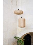 Sospensione non elettrica Cottage naturale - P49xH24 cm