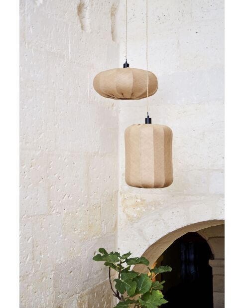 Sospensione non elettrica Cottage naturale - P49xH24 cm