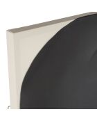 Soul Craft Ecru/Schwarz/Goldbild - 50x70 cm