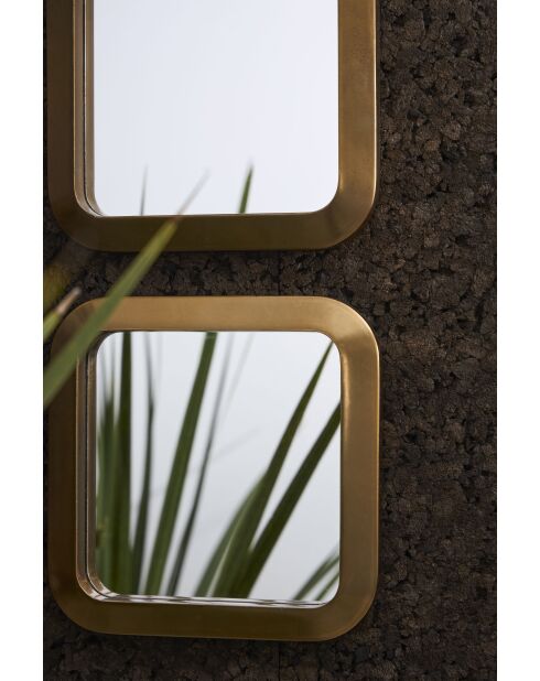 Miroir Killa mordoré - 25x25 cm