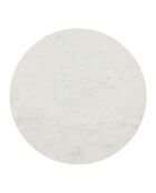 Table basse Eskela blanc/noir - D60xH40 cm